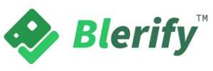 Blerify logo - Smart ID startup backed by Redline Lab